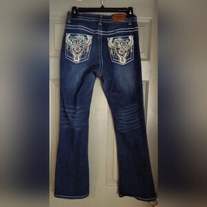 Embellished Blue Jeans for Women